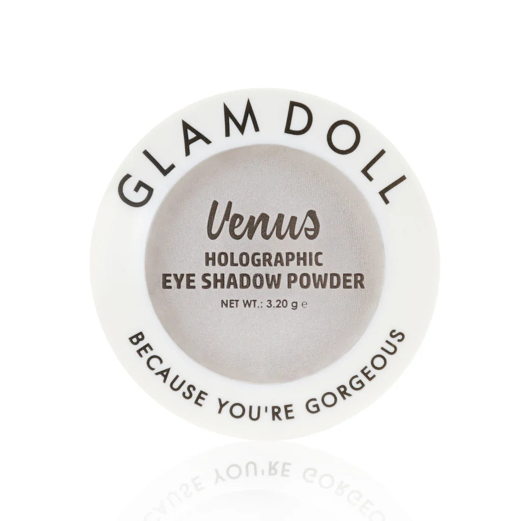Glamdoll Venus Holographic Eyeshadow - White Glitter