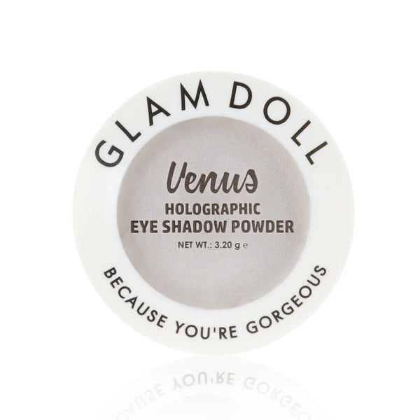 Glamdoll Venus Holographic Eyeshadow - White Glitter