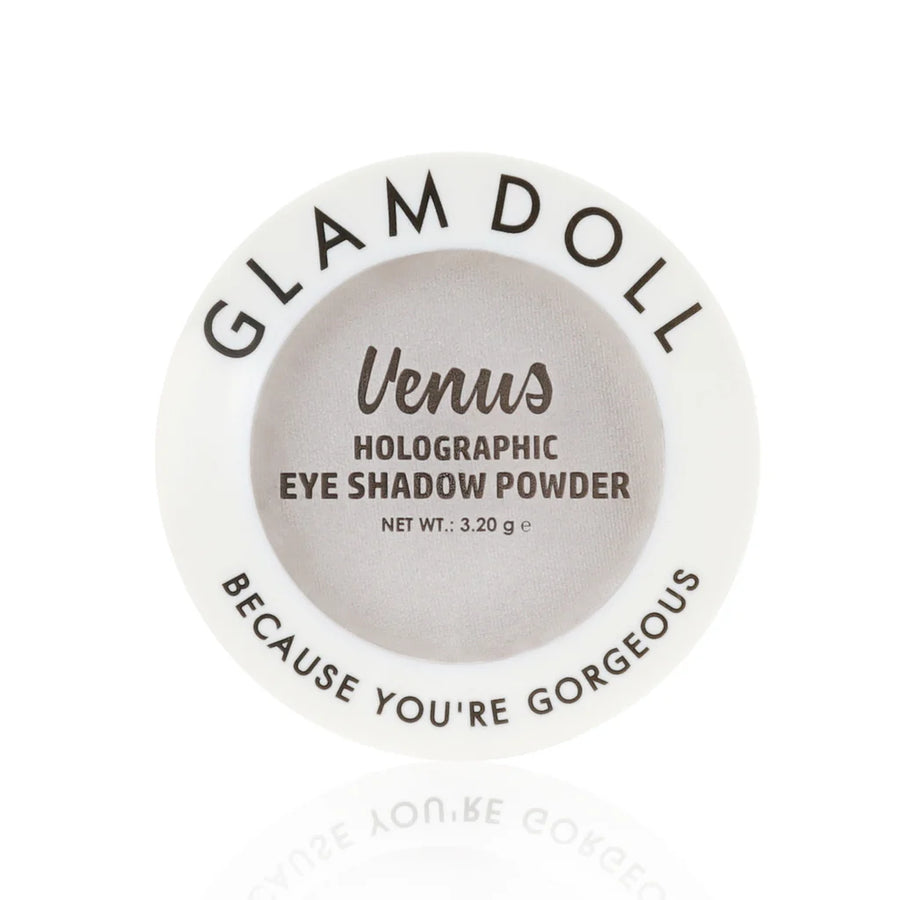 Glamdoll Venus Holographic Eyeshadow - White Glitter