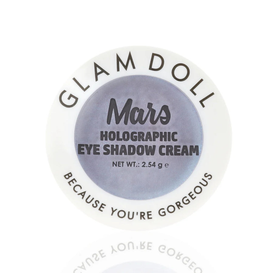 Glamdoll Mars Holographic Eyeshadow Cream - Blue