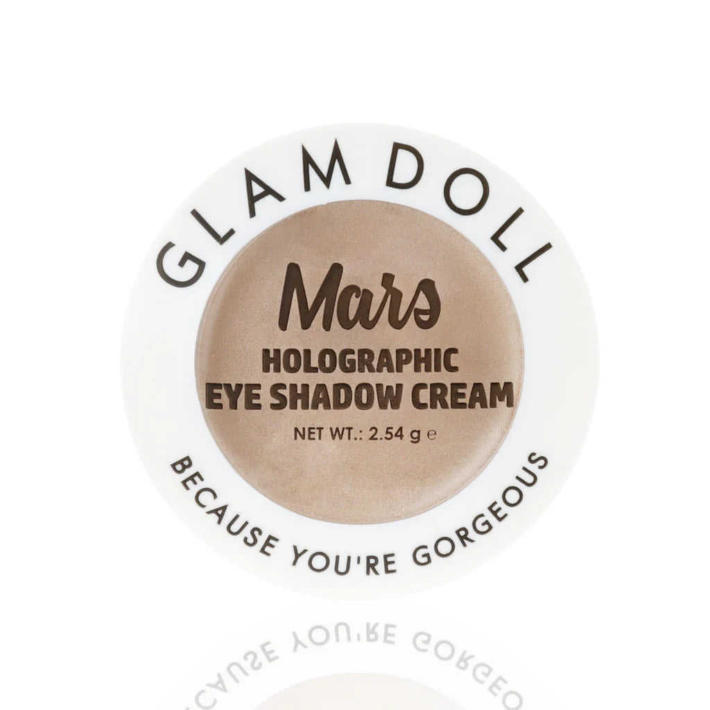Glamdoll Mars Holographic Eyeshadow Cream - Champagne Glitter