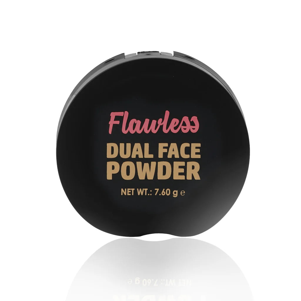 Glamdoll Flawless Dual Face Powder - Light Brown