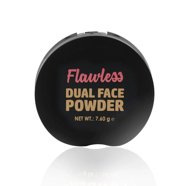 Glamdoll Flawless Dual Face Powder - Light Brown