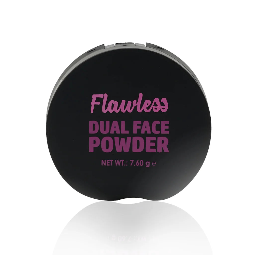 Glamdoll Flawless Dual Face Powder - Medium Brown