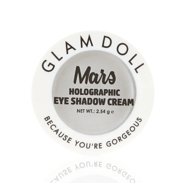 Glamdoll Mars Holographic Eyeshadow Cream - White Glitter