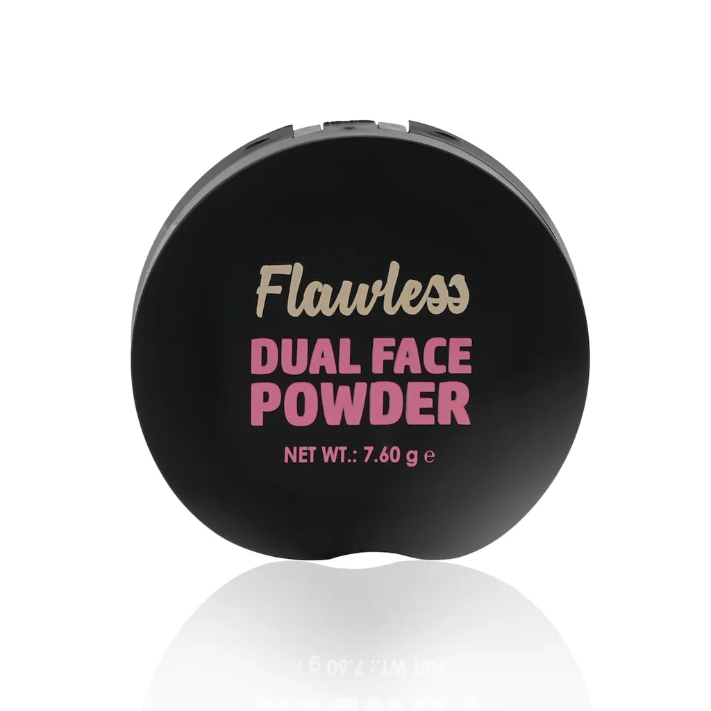 Glamdoll Flawless Dual Face Powder - Dark Brown