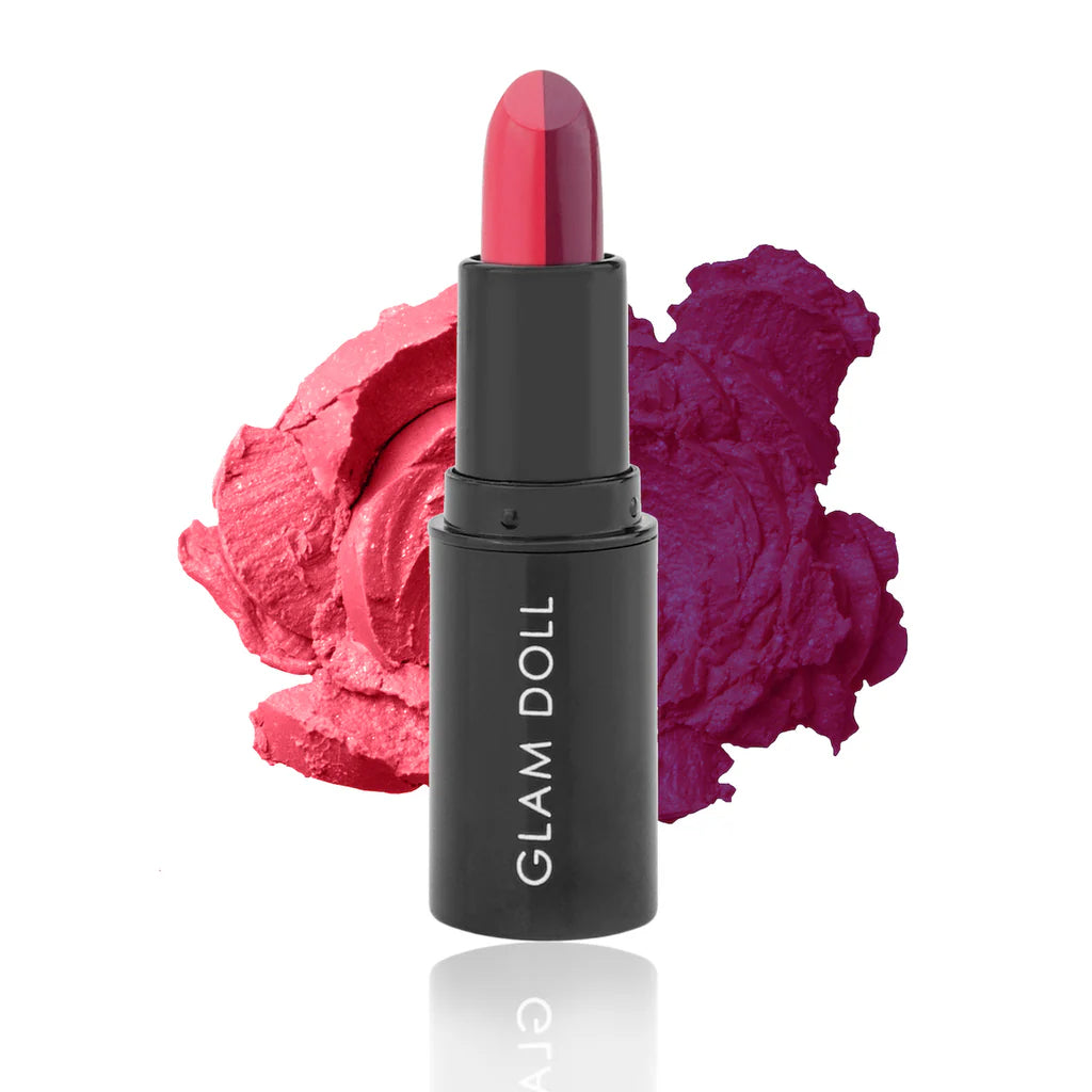 Glamdoll Double D Two Tone Lip Gloss - Raspberry