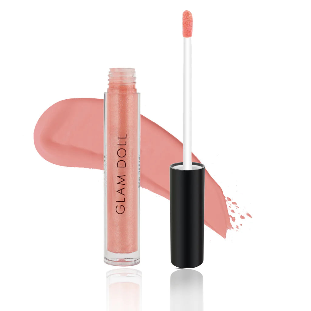Glamdoll Cosmo Holographic Lip Gloss - Mandarin