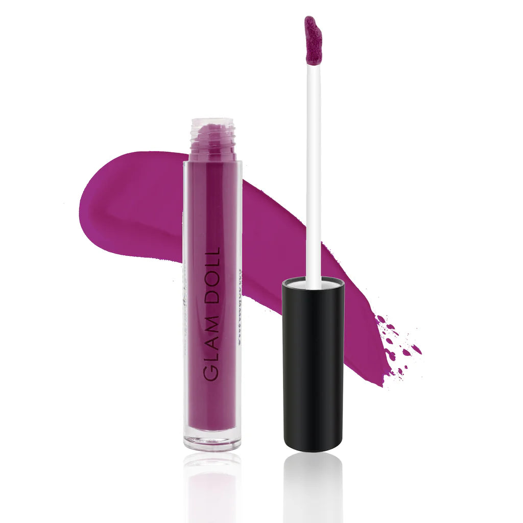 Glamdoll Outrageous Matte Liquid Lipstick - Plum