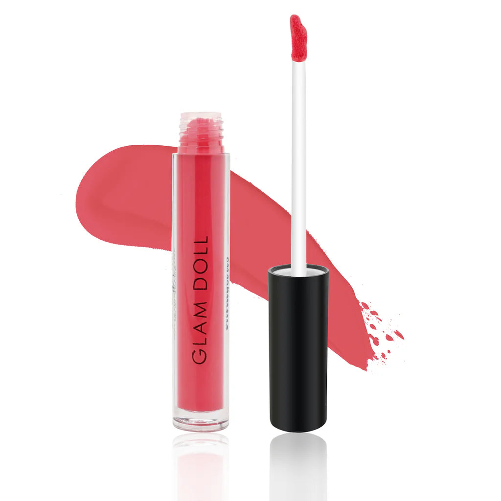 Glamdoll Outrageous Matte Liquid Lipstick - Fushia