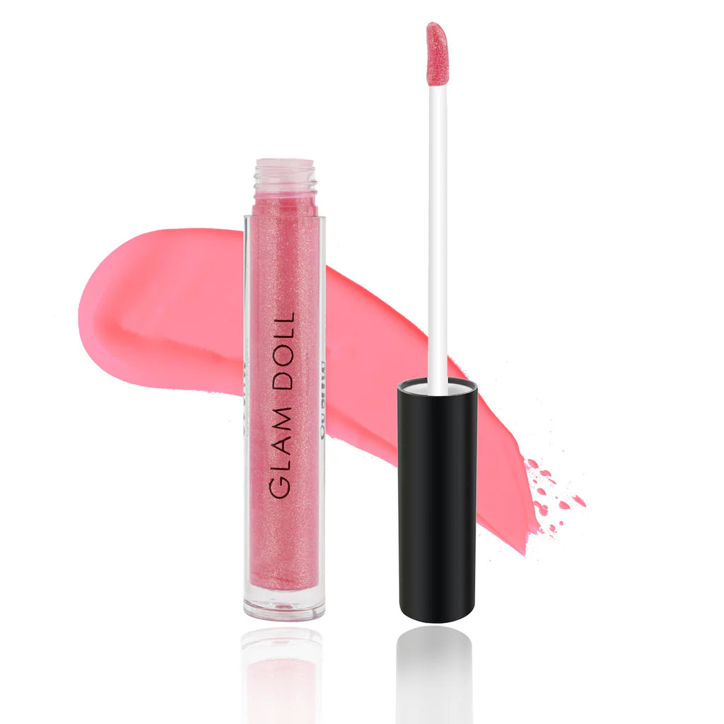 Glamdoll Cosmo Holographic Lip Gloss - Red Plum