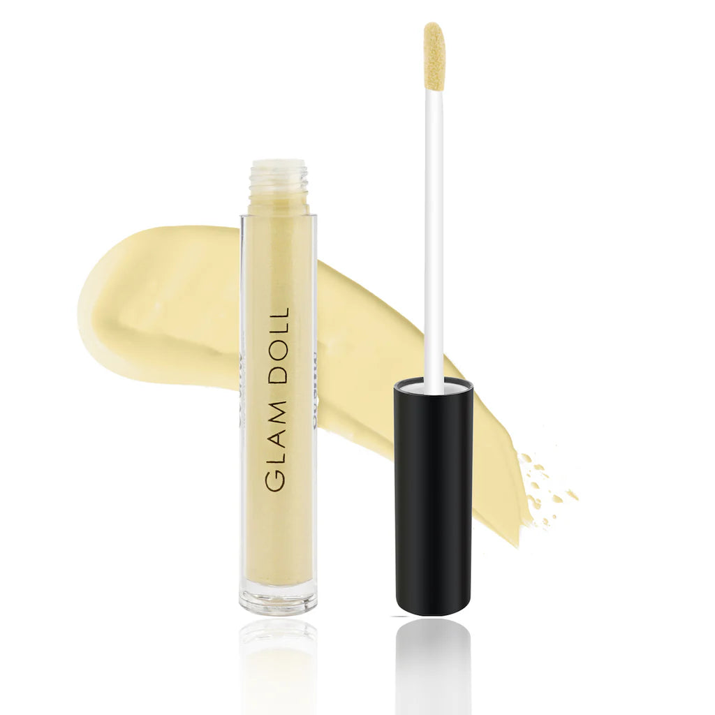 Glamdoll Cosmo Holographic Lip Gloss - Chrome Yellow