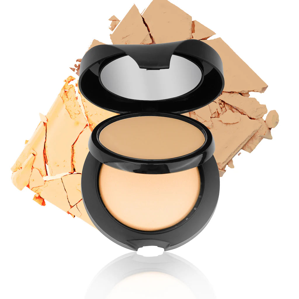 Glamdoll Flawless Dual Face Powder - Medium Brown