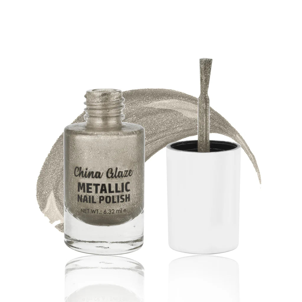Glamdoll China Glaze Metallic Nail Polish - Silver