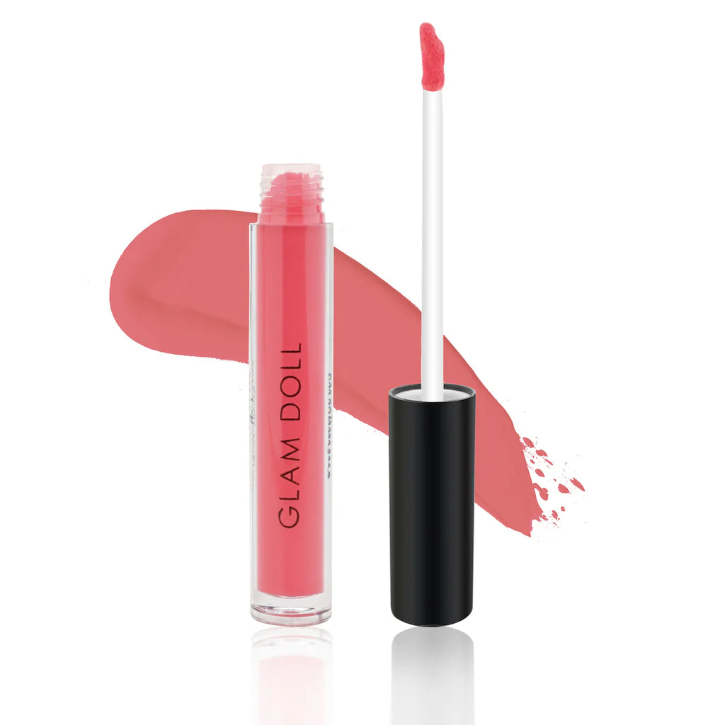 Glamdoll Outrageous Matte Liquid Lipstick - Coral