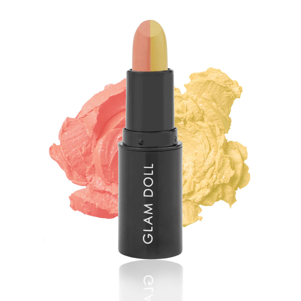 Glamdoll Double D Two Tone Lip Gloss - Bone