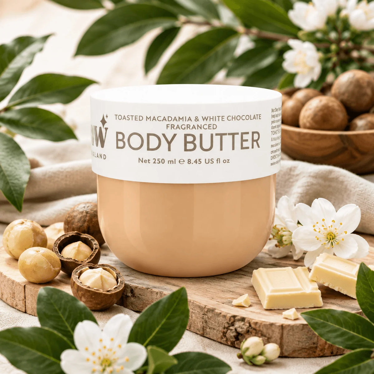 Body Glow Toasted Macadamia 250ml