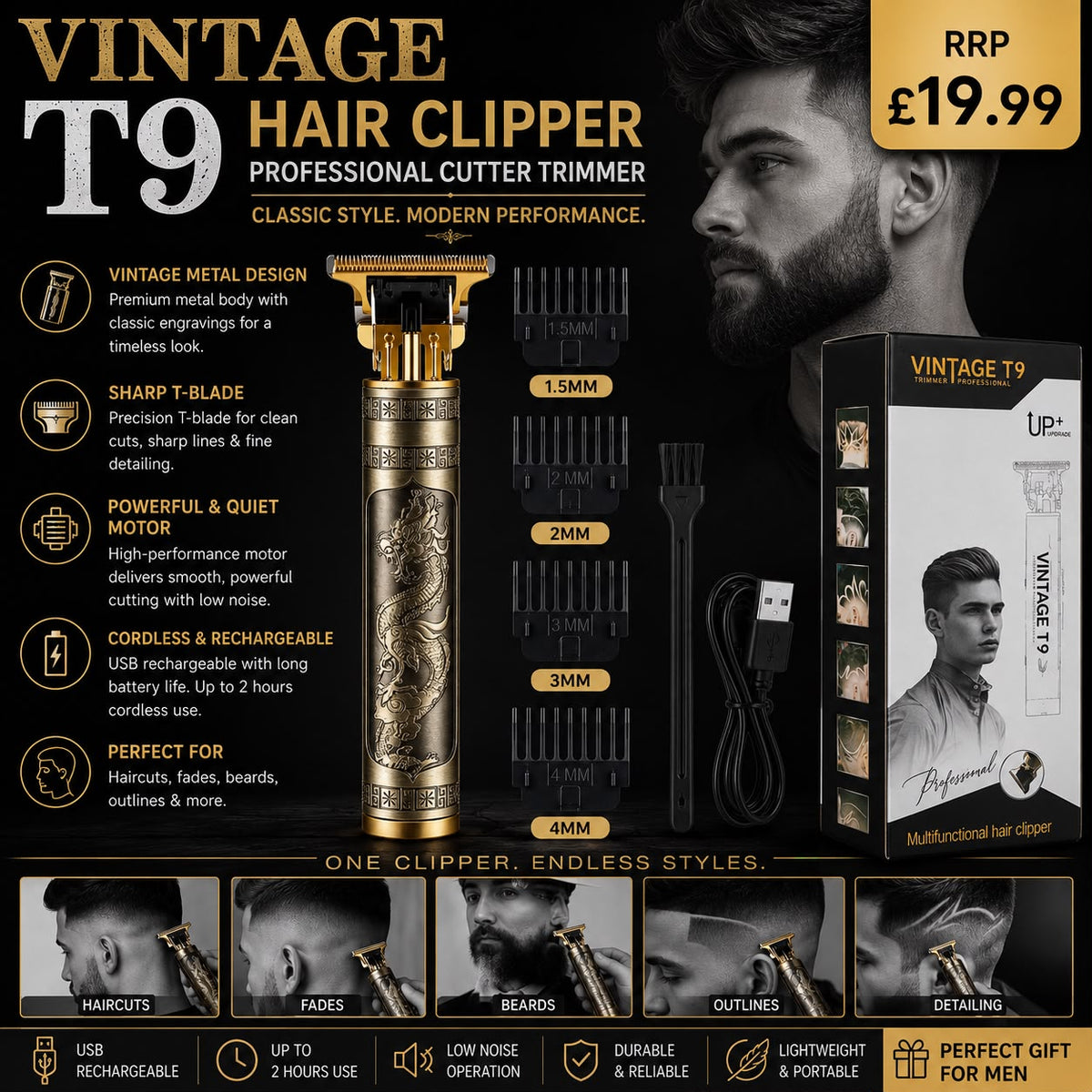 Vintage T9 Headshavers