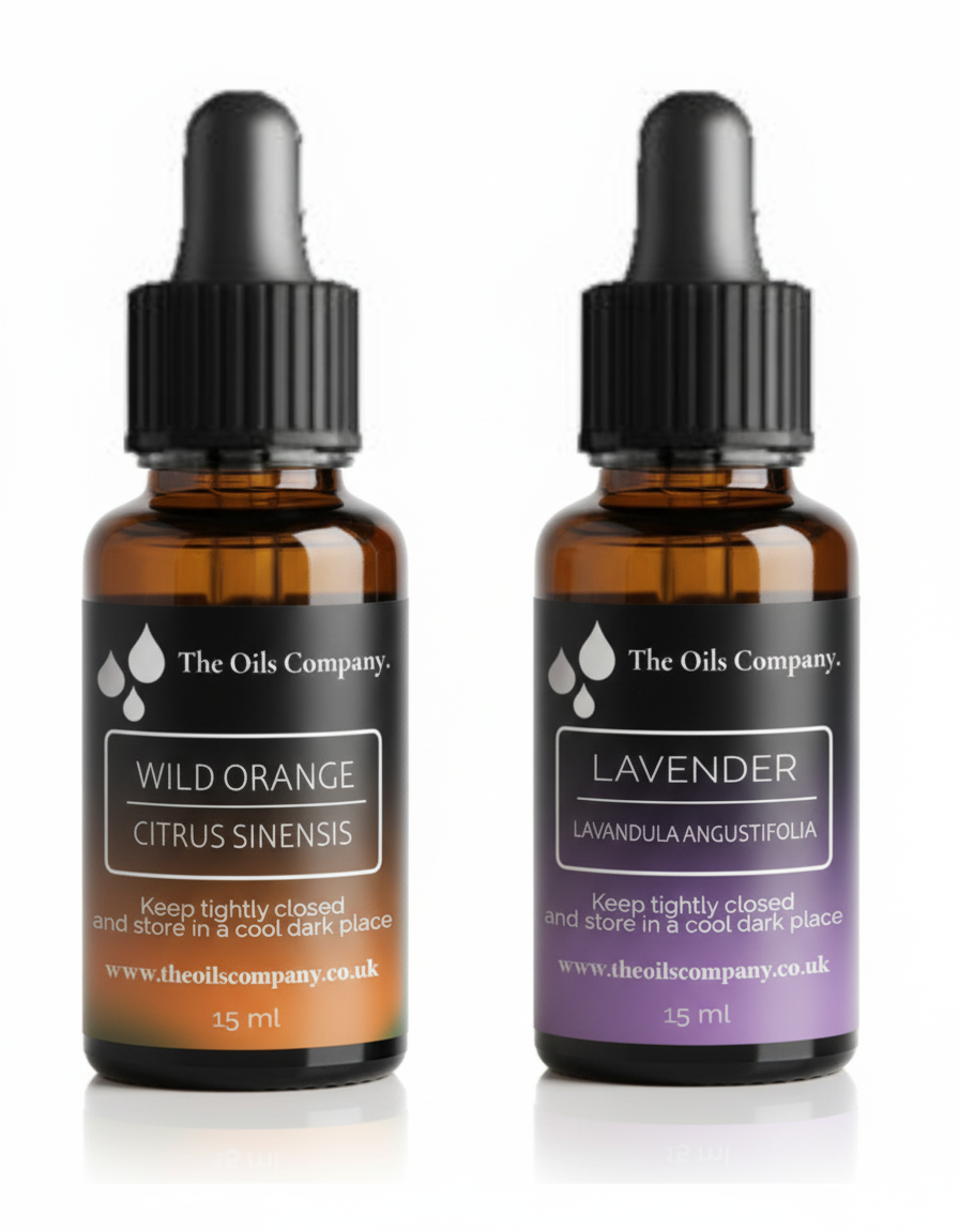 Calming & Uplifting Essential Oil Duo (Lavender & Wild Orange) - image 1