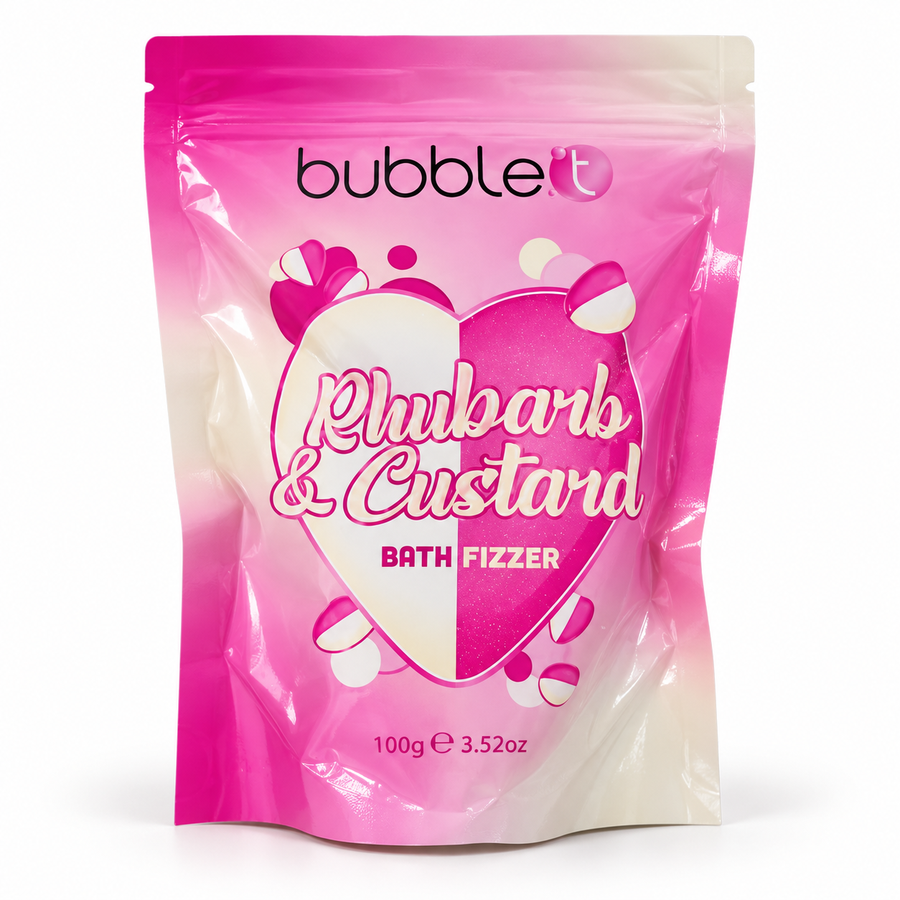 Bubble T Rhubarb & Custard Bath Fizz