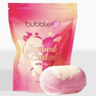 Bubble T Rhubarb & Custard Bath Fizz